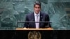 FILE - Palau President Surangel Whipps Jr. addresses the 78th session of the United Nations General Assembly, Sept. 19, 2023, at U.N. headquarters.