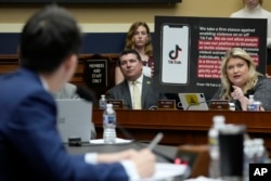 Rep. Kat Cammack, R-Fla., questions TikTok CEO Shou Zi Chew during a hearing of the House Energy and Commerce Committee, on Capitol Hill in Washington, March 23, 2023.