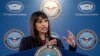 Pentagon spokeswoman Sabrina Singh speaks during a media briefing at the Pentagon, April 17, 2023, in Washington. 
