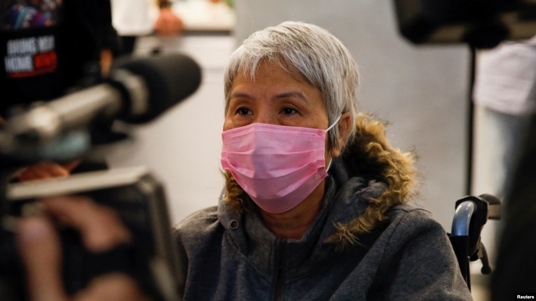 FILE - Liora Argamani, mother of hostage Noa Argamani, is interviewed, in Tel Aviv, Israel, Nov. 23, 2023.