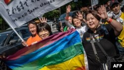 FLE - People attend the Tokyo Rainbow Pride 2023 Parade in Tokyo, Japan, April 23, 2023, to show support for members of the country's LGBTQ+ community.