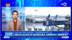 Laporan VOA untuk TVRI: Kekacauan di Bandara Amerika Serikat