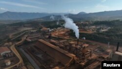 Pemandangan udara smelter milik PT Vale Indonesia di Sorowako, Sulawesi Selatan, 28 Juli 2023. (Foto: Antara/Jojon via REUTERS)