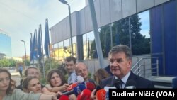 Kosovo, Pristina, special EU envoy Miroslav Lajcak during his visit