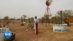 Au musée de l'eau du Faso, une pompe importée par Sankara