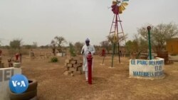 Au musée de l'eau du Faso, une pompe importée par Sankara