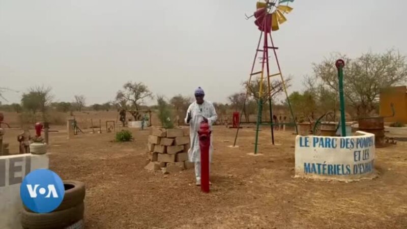 Au musée de l'eau du Faso, une pompe historique importée par Thomas Sankara