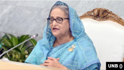 বাংলাদেশের প্রধানমন্ত্রী শেখ হাসিনা।