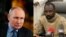 Le président russe Vladimir Poutine et le chef de la junte malienne, le colonel Assimi Goïta.