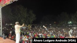 Cantor Justino Delgado no encerramento da campanha do MADEM G-15, Bissau, Guiné-Bissau, 2 Junho 2023