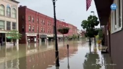 Vermont sel suları altında