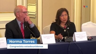 Declaraciones de Norma Torres, congresista de EEUU