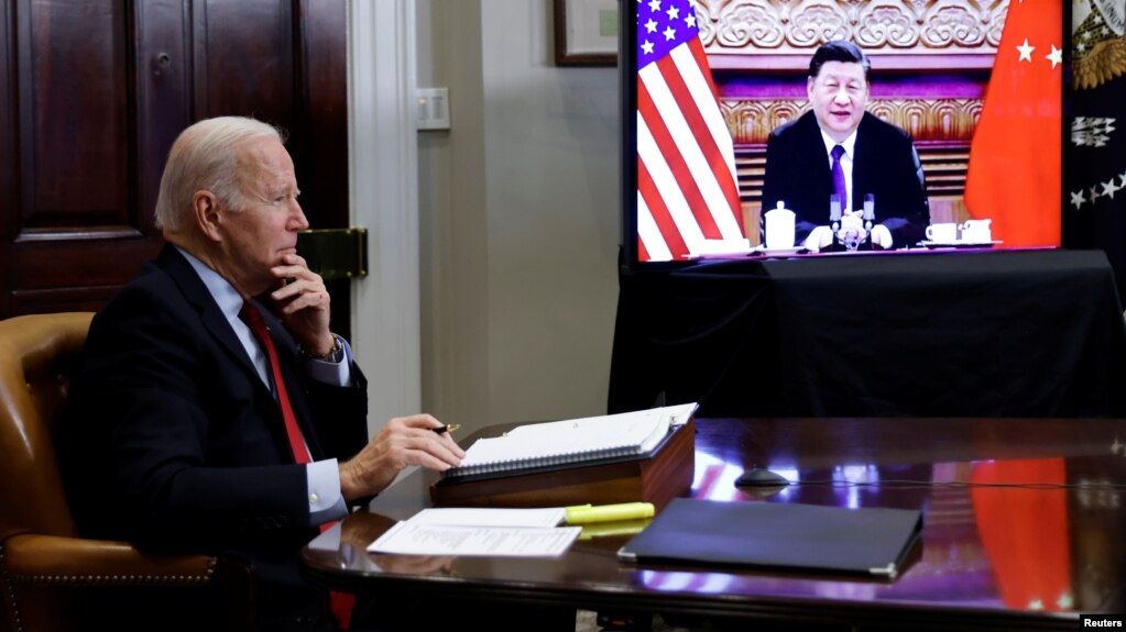 Tổng thống Mỹ Biden và Chủ tịch Tập của Trung Quốc đã đàm thoại qua điện thoại và đường video 5 lần.