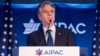 Menteri Luar Negeri AS Antony Blinken memberikan pidato di hadapan kelompok lobi pro-Israel AIPAC di Washington, DC Senin (5/6). 