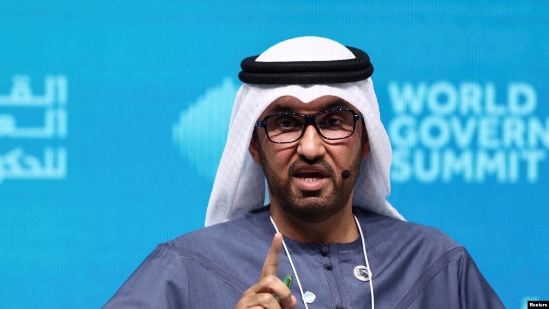 FILE - Menteri Perindustrian dan Teknologi Maju UEA dan Presiden COP28 Sultan Ahmed Al Jaber, di Dubai, Uni Emirat Arab, 12 Februari 2024. (REUTERS/Amr Alfiky)
