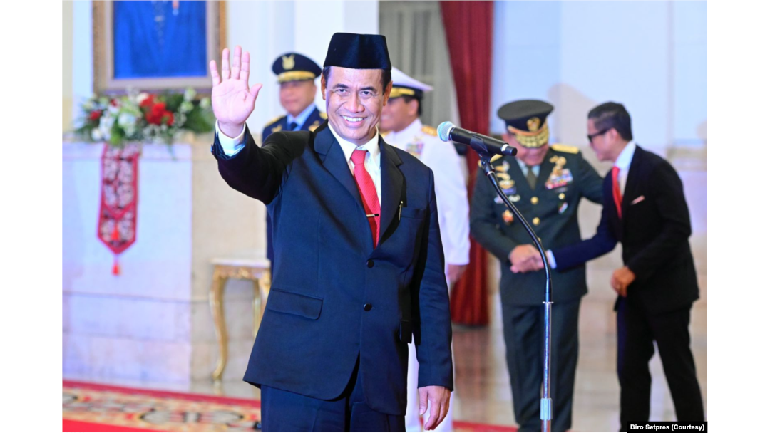 Mentan Amran Sulaiman mengatakan fokus utamanya adalah menyelesaikan masalah yang dihadapi petani. (Foto: Courtesy/Biro Setpres)