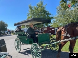 Carruajes tirados por caballos son populares en la comunidad Amish, en Lancaster, Pensilvania. [Fotografía: Ismael Rodríguez]