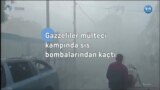 Gazzeliler mülteci kampında sis bombalarından kaçtı

