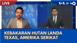 Liputan VOA untuk TVRI: Kebakaran Hutan Landa Texas, Amerika Serikat