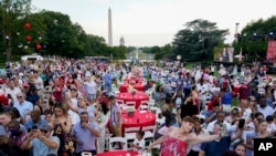Pamje nga ceremonia festive për Ditën e Pavarësisë në Uashington, 4 korrik 2022.