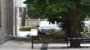 Cetinje, crime scene after bomb explosion