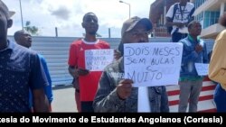 Marcha do Movimento dos Estudantes Angolanos pelo regresso às aulas, Luanda, Angola, 22 Abril 2023