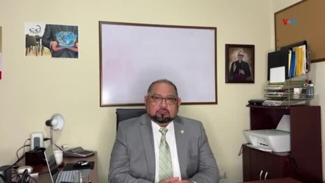 Joel Sánchez, candidato del partido Arena a la presidencia de El Salvador