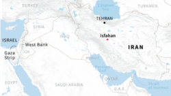 19일 폭발이 일어난 것으로 알려진 이란 중부 도시 이스파한(Isfahan. 붉은 점).
