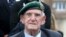 FILE - French War veteran Leon Gautier attends a ceremony a day ahead of the start of D-Day commemorations, in Ouistreham, June 5, 2014.