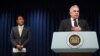 FILE - U.S. National Security Council Coordinator for Indo-Pacific Affairs Kurt Campbell, right, speaks as South Korea’s deputy national security director, Kim Tae-hyo, watches in Seoul, July 18, 2023. President Joe Biden has nominated Campbell to be deputy secretary of state.