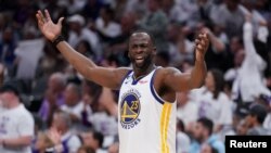 Draymond Green des Golden State Warriors lors d'un match contre contre les Sacramento Kings, USA, le 15 avril 2023.