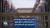 گزارش لی‌لی نیکفر از تجمع تعدادی از تشکل‌ها و فعالین مدافع حقوق کارگری ایران؛ ژنو، مقر سازمان ملل