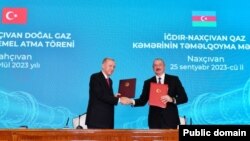 İlham Əliyev və Rəcəb Tayyib Ərdoğan (Mənbə: Azərbaycan Prezident Administrasiyası)