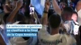 La selección argentina se clasificó a la final de la Copa América