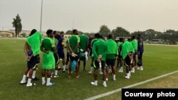 'Yan wasan Super Eagles (Hoto: Facebook/Nigerian Super Eagles)