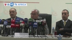 VOA60 Africa - Algeria: Three political parties call on President Tebboune to run for second term