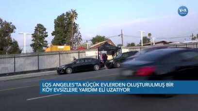 Los Angeles'ta evsizlere yardım çabası