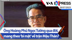 Ông Hoàng Phủ Ngọc Tường qua đời, mang theo ‘bí mật’ về trận Mậu Thân? | Truyền hình VOA 26/7/23