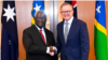 擔憂中國擴大影響力澳大利亞國防部長訪問所羅門群島