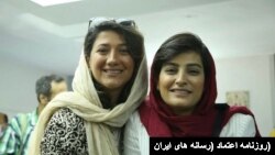 نیلوفر حامدی خبرنگار زندانی روزنامه شرق و الهه محمدی‌ خبرنگار زندانی روزنامه هم‌میهن‌
