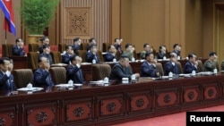 지난해 9월 북한 평양 만수대의사당에서 최고인민회의 제14기 제9차 회의가 렸다.
