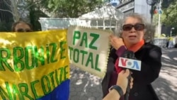 Luria Martínez, activista ambiental colombiana que hace un llamamiento a la paz