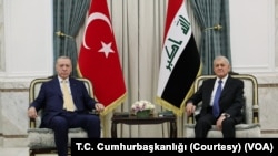 Cumhurbaşkanı Recep Tayyip Erdoğan Bağdat’ta Cumhurbaşkanı Abdullatif Reşid ile görüştü.
