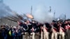 Members of Alpha Company, 3d U.S. Infantry Regiment (The Old Guard), give a firing demonstration on the Bowling Green of George Washington's Mount Vernon, Feb. 19, 2024, in Mount Vernon, Virginia.