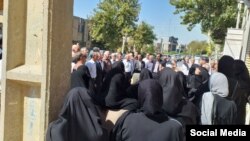 اعتراضات بازنشستگان کشوری، ایلام، سه‌شنبه ۴ مهر ۱۴۰۲