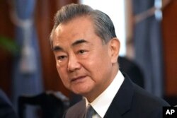 FILE - China's new Foreign Minister Wang Yi is shown in Jakarta, Indonesia, July 12, 2023. Wang is both predecessor and successor of former foreign minister Qin Gang.