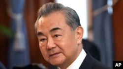 FILE - Chinese Foreign Minister Wang Yi is shown in Jakarta, Indonesia, July 12, 2023. Wang was in the midst of visiting several African nations, July 26, 2023.