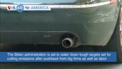 VOA60 America - US to water down tough targets set for cutting emissions