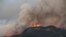A wildfire burns parts of rural areas in Fuente de la Reina, Spain, March 24, 2023. 