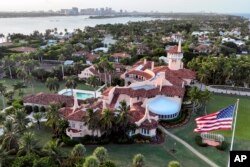 Perkebunan Mar-a-Lago milik Donald Trump, 10 Agustus 2022, di Palm Beach, Florida. (Foto: AP/Steve Helber)